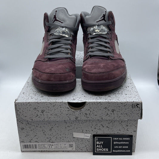 Size 11 - Air Jordan 5 Retro SE 2023 Burgundy Suede Leather (DZ4131-600)