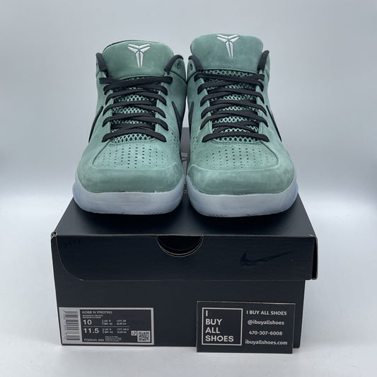 Size 10 - Nike Zoom Kobe 4 Protro Girl Dad Green Black Suede (FQ3545-300)