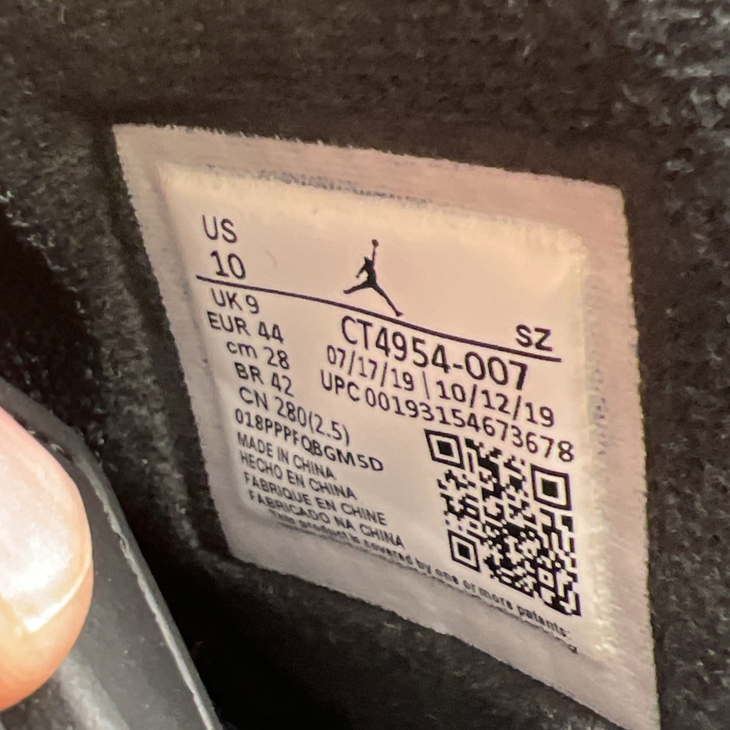 Size 10 - Air Jordan 6 Retro Defining Moments 2020 (CT4954-007)