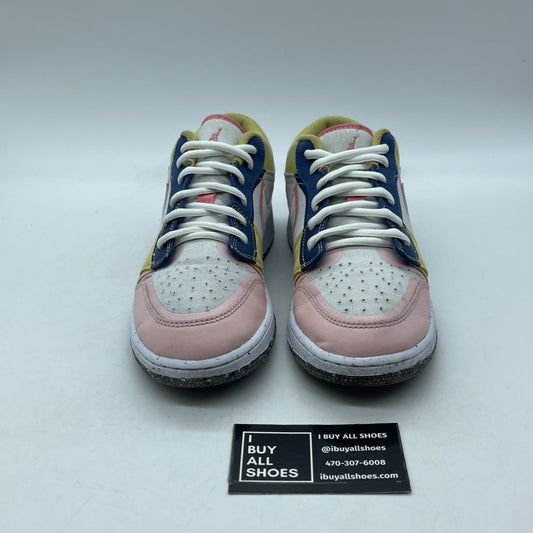 Size 5.5Y - Air Jordan 1 Low SE (GS) Multicolor Suede Leather (DV1323-100)