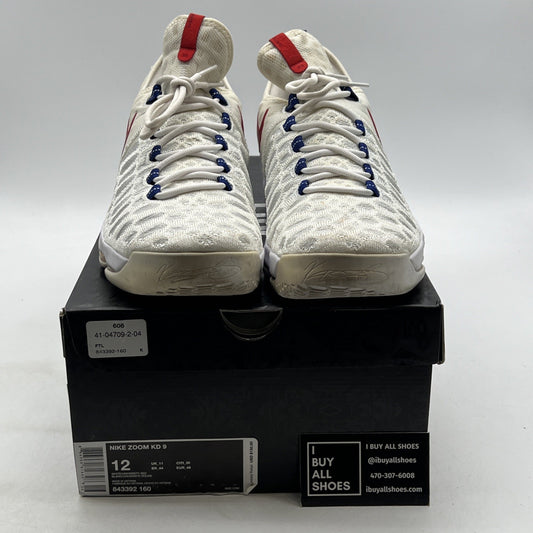Size 12 - Nike KD 9 USA - (843392-160)