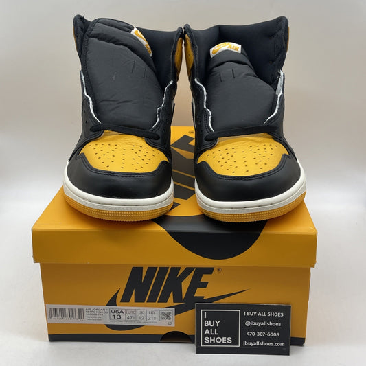 Size 13 - Air Jordan 1 Retro OG High Yellow Toe (555088-711)