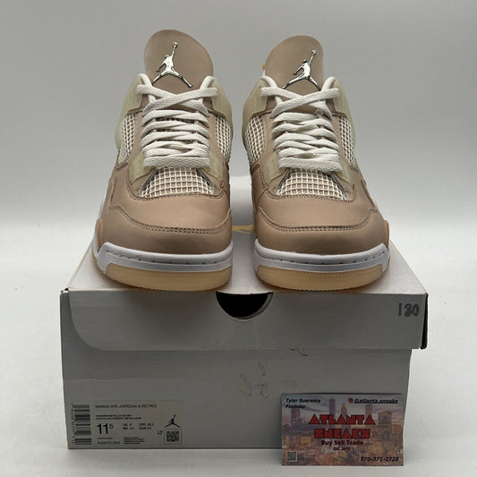 Size 11.5 - Air Jordan 4 Retro Shimmer W White (DJ0675-200)