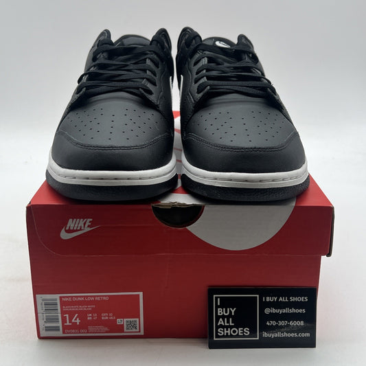 Size 14 - Nike Dunk Low Black Panda 2.0 (DV0831-002)