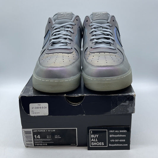 Size 14 - Nike Air Force 1 '07 LV8 Low Iridescent Blue Purple (718152-019)