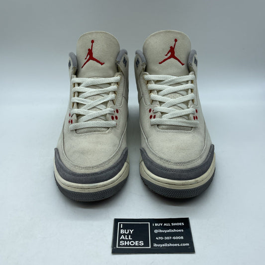Size 10.5 - Jordan 3 Muslin Tan Grey Suede Suede Leather (DH7139-100)