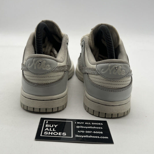 Size 6Y - Nike Dunks X Needlework White And Grey (FJ4553-133)