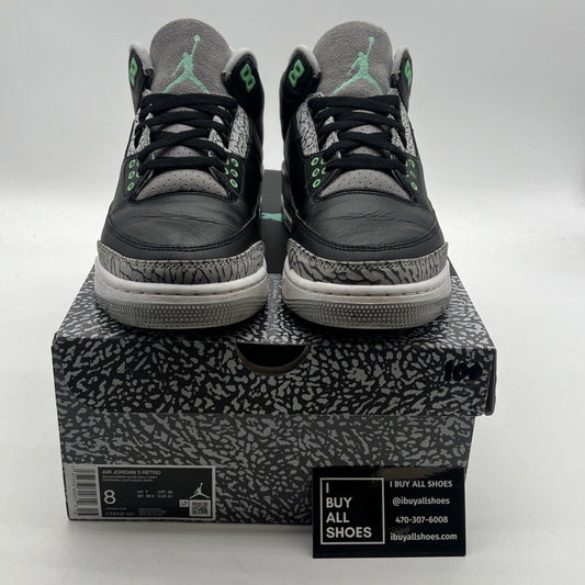 Size 8 - Air Jordan 3 Retro Green Glow (CT8532-031)