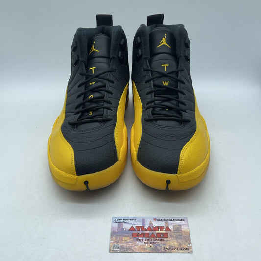 Size 13 - Jordan 12 Retro University Gold Black Yellow Leather (130690-070)