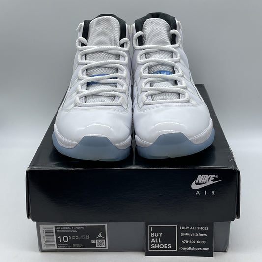 Size 10.5 - Air Jordan 11 Retro 2024 Legend Blue White Black (CT8012-104)