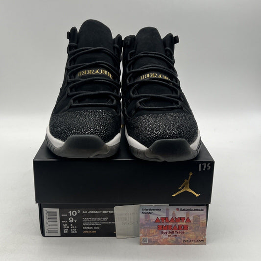 Size 10.5W - Air Jordan 11 Retro Premium GS heiress Suede White (852625-030)