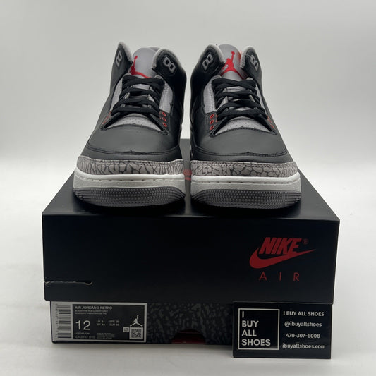 Size 12 - Air Jordan 3 Retro OG 2024 Black Cement (DN3707-010)