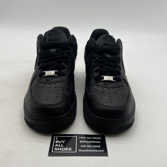 Size 9 - Nike Air Force 1 Low x Supreme Box Logo - Black (CU9225-001)