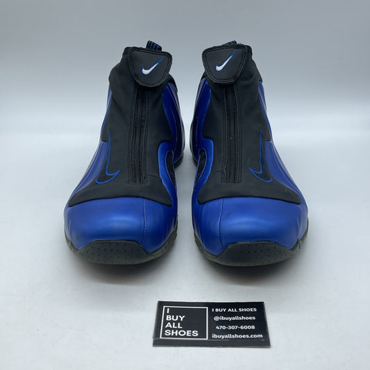 Size 11.5 - Nike Air Flightposite One Dark Neon Royal Black (AO9378-500)