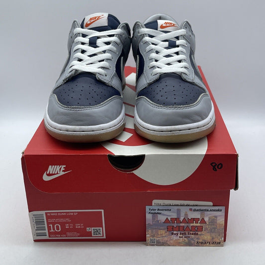 Size 10 - Nike Dunk Low SP College Navy 2021 Grey Red Suede Leather (DD1768-400)