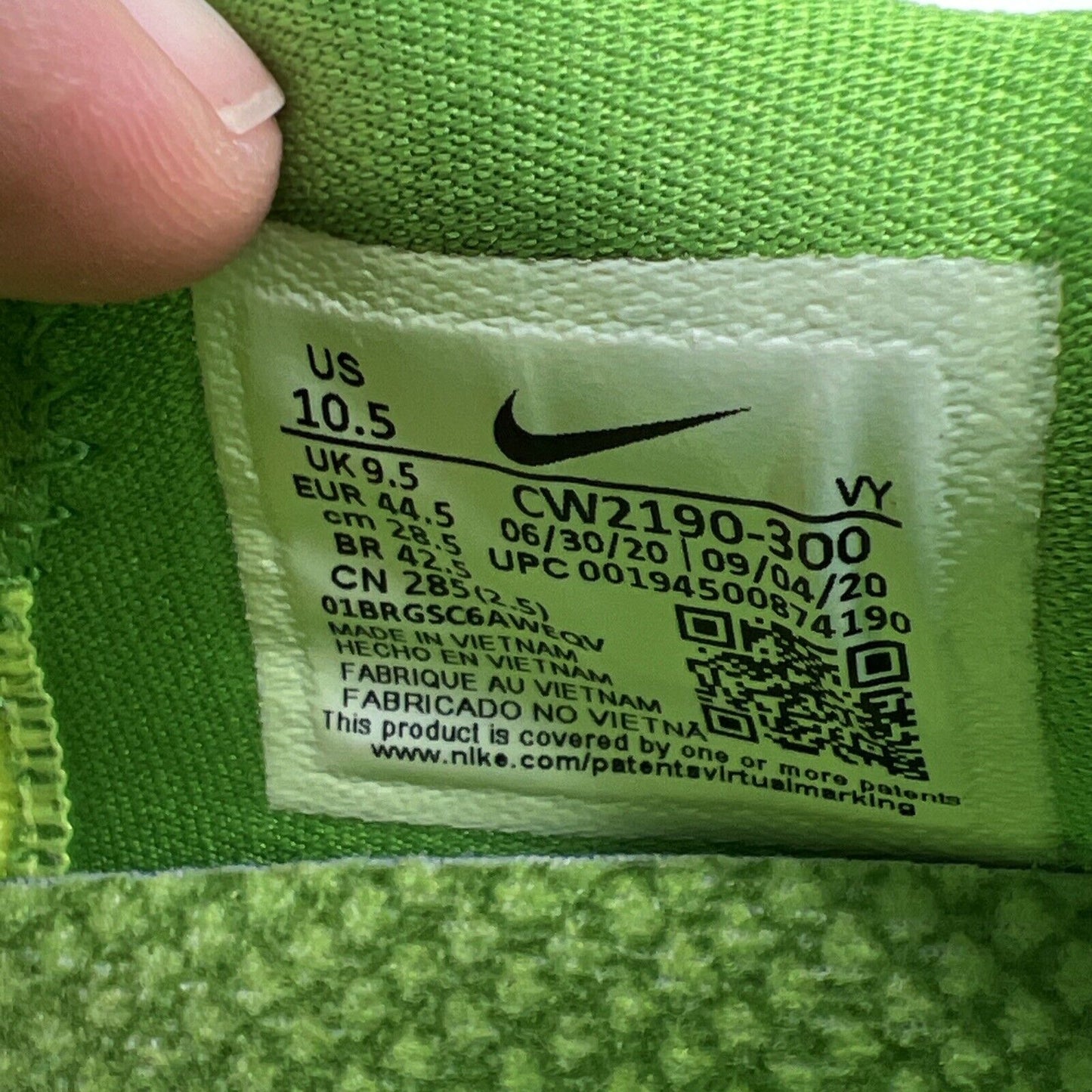 Size 10.5 - Nike Zoom Kobe 6 Protro Low Grinch Red (CW2190-300)
