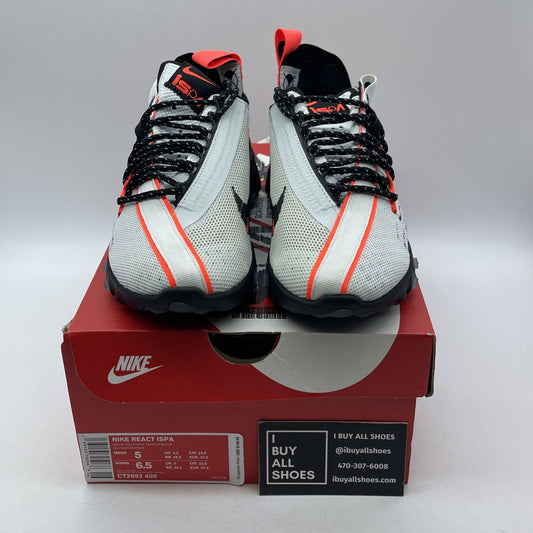 Size 5 - Nike React WR ISPA Ghost Aqua Black Grey Suede Leather (CT2692-400)