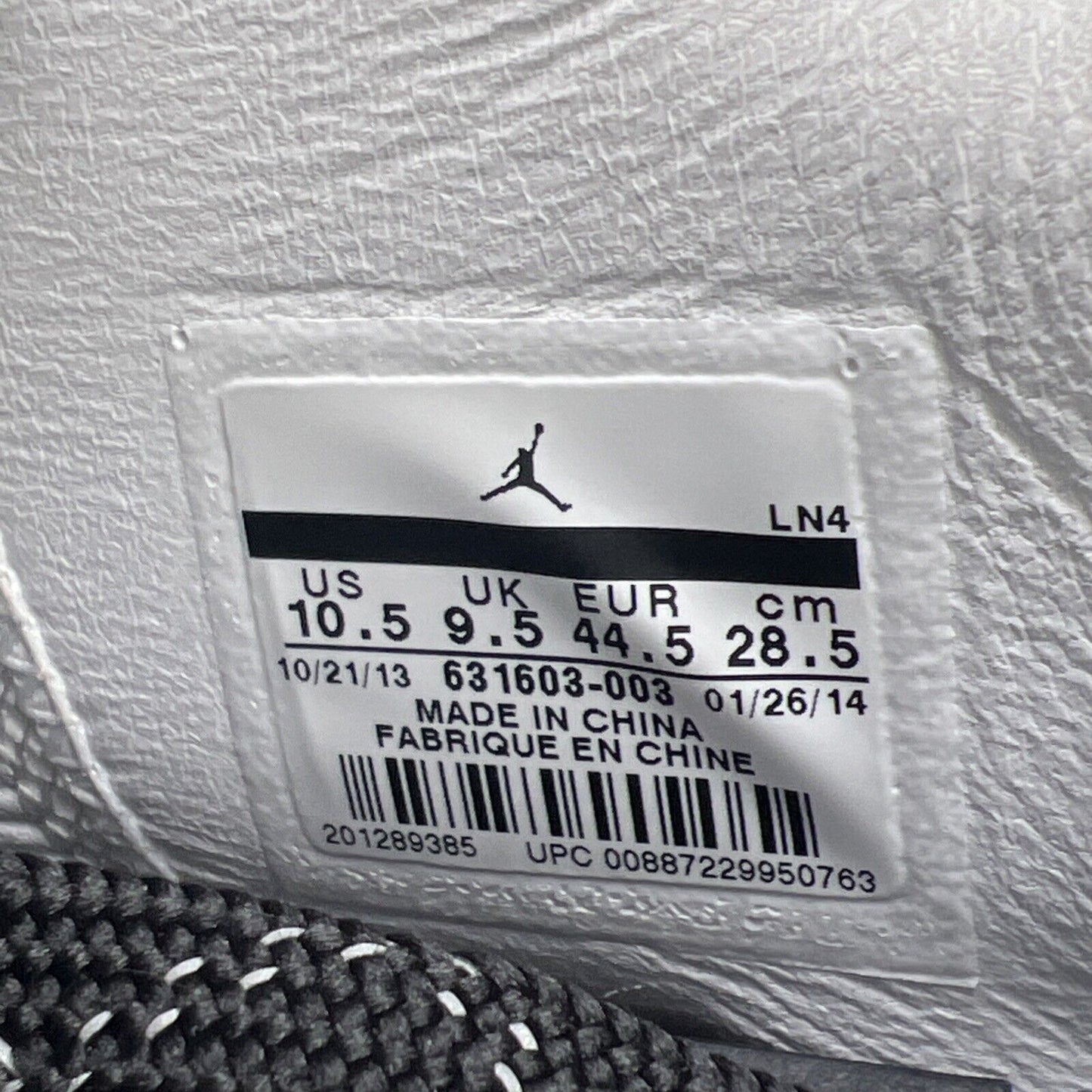 Size 10.5 - Air Jordan 3 5Lab3 Reflective Silver (631603-003)