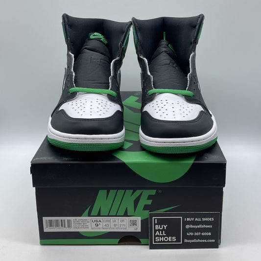 Size 9.5 - Air Jordan 1 Retro OG High Lucky Green Leather (DZ5485-031)