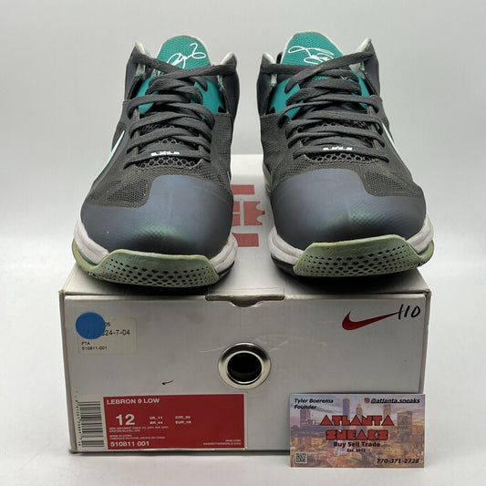 Size 12 - Nike LeBron 9 Low Easter White Grey (510811-001)
