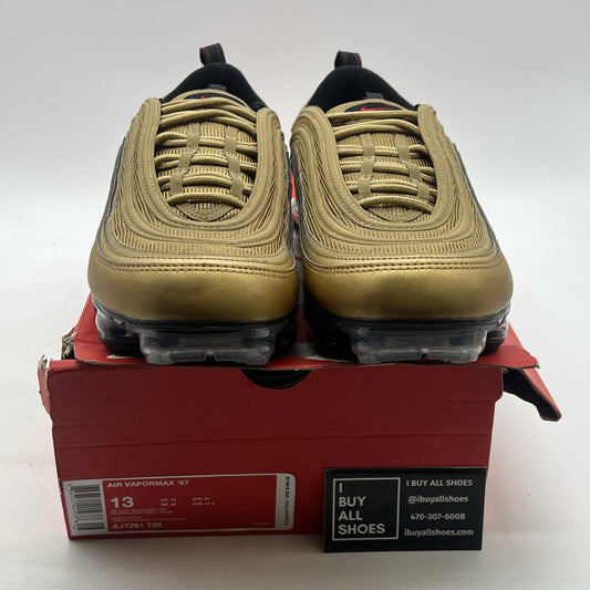Size 13 - Nike Air Vapormax 97 Metallic Gold (AJ7291-700)