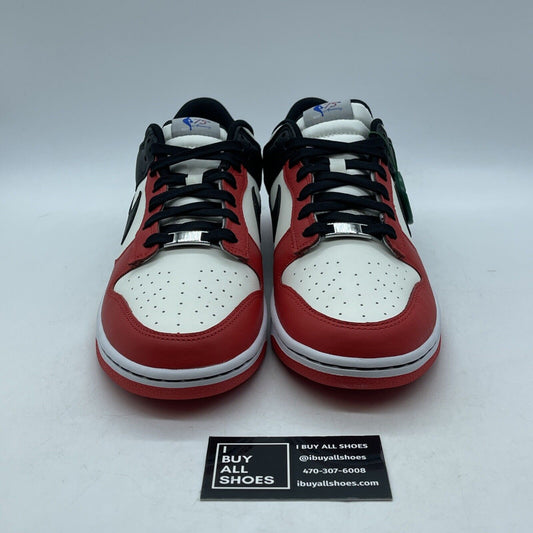 Size 11 - Nike Dunk Low EMB x NBA 75th Anniversary - Bulls Leather (DD3363-100)