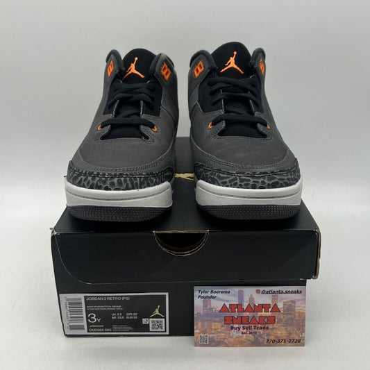 Size 3 (PS) - Jordan 3 Retro 2023 Mid Fear Pack Grey White Suede (DM0966-080)