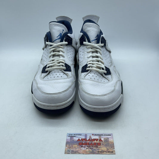 Size 11.5 - Air Jordan 4 Retro LS Columbia Blue White Leather (314254-107)