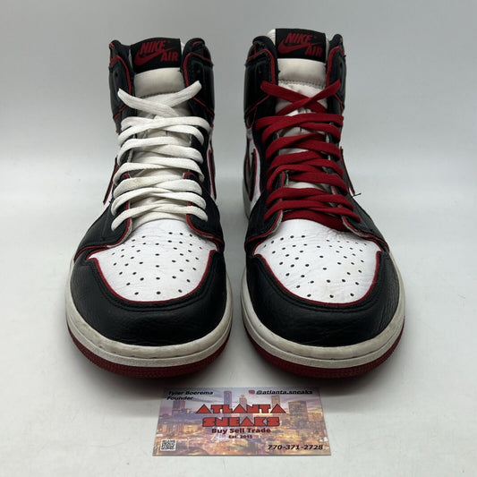 Size 13 - Jordan 1 Retro High OG Bloodline 2019 Black White Leather 555088-062