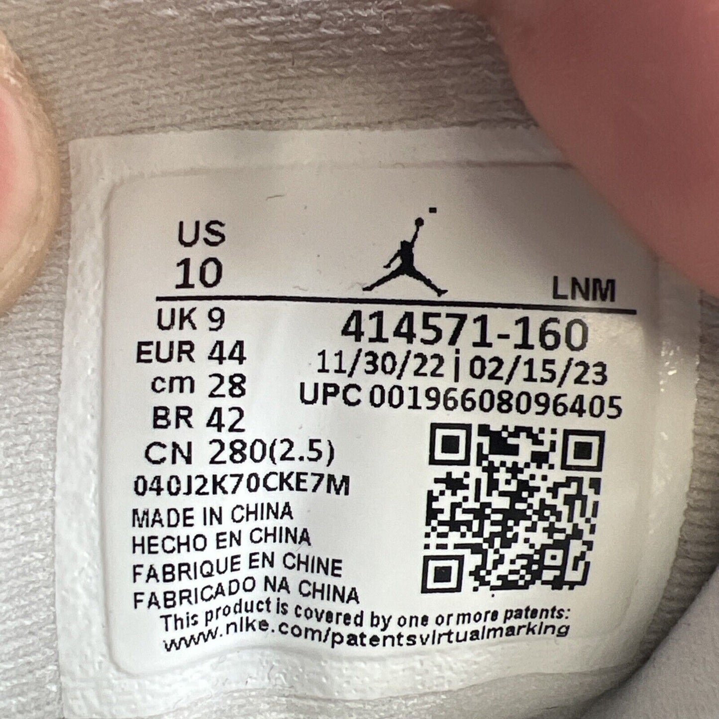 Size 10 - Air Jordan 13 Retro White Wolf Grey (414571-160)