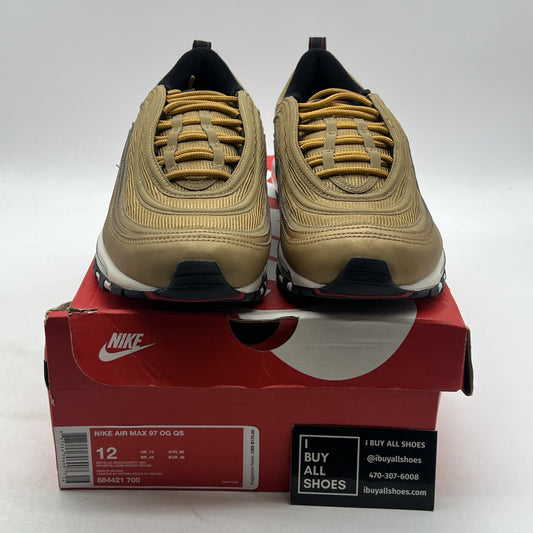 Size 12 - Nike Air Max 97 OG QS Metallic Gold (884421-700)