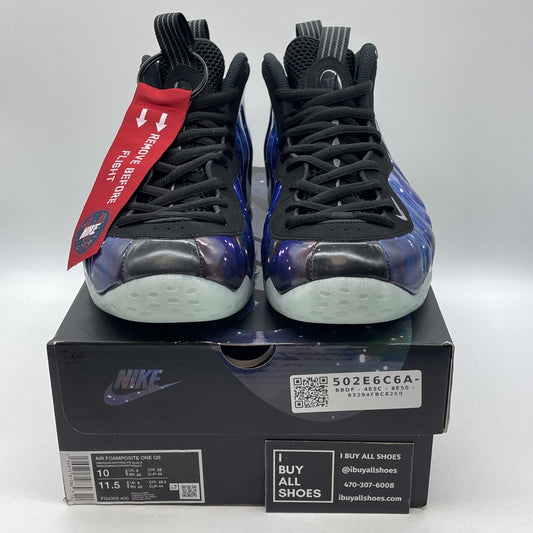 Size 10 - Nike Air Foamposite One 2025 Galaxy Black Purple Blue (FQ4303-400)