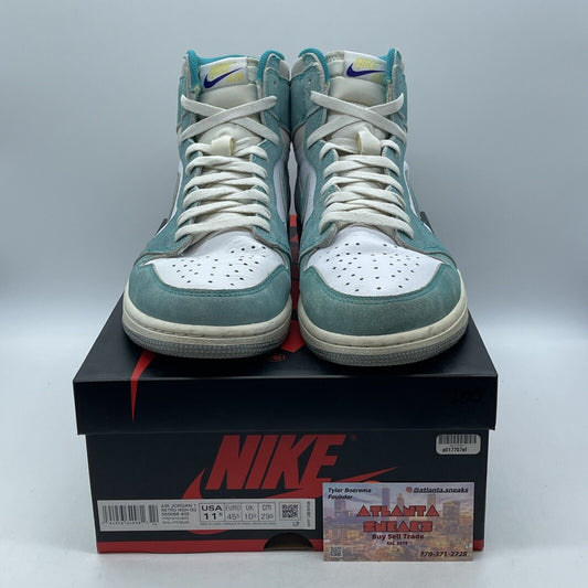 Size 11.5 - Jordan 1 Retro OG High Hyper Royal Blue Grey Suede (555088-402)