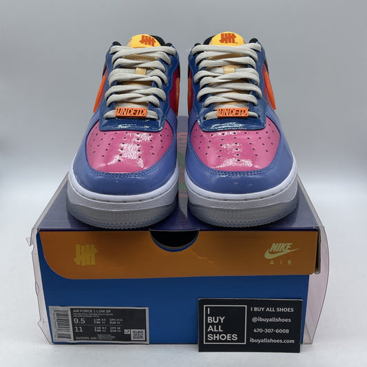 Size 9.5 - Nike Undefeated x Air Force 1 Low Total Orange Leather (DV5255-400)
