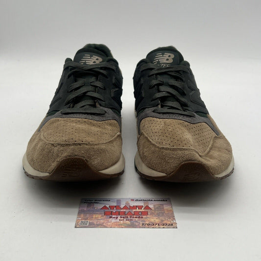Size 12 - New Balance Vazee Coast Running Shoes Tan/Green/Grey/White