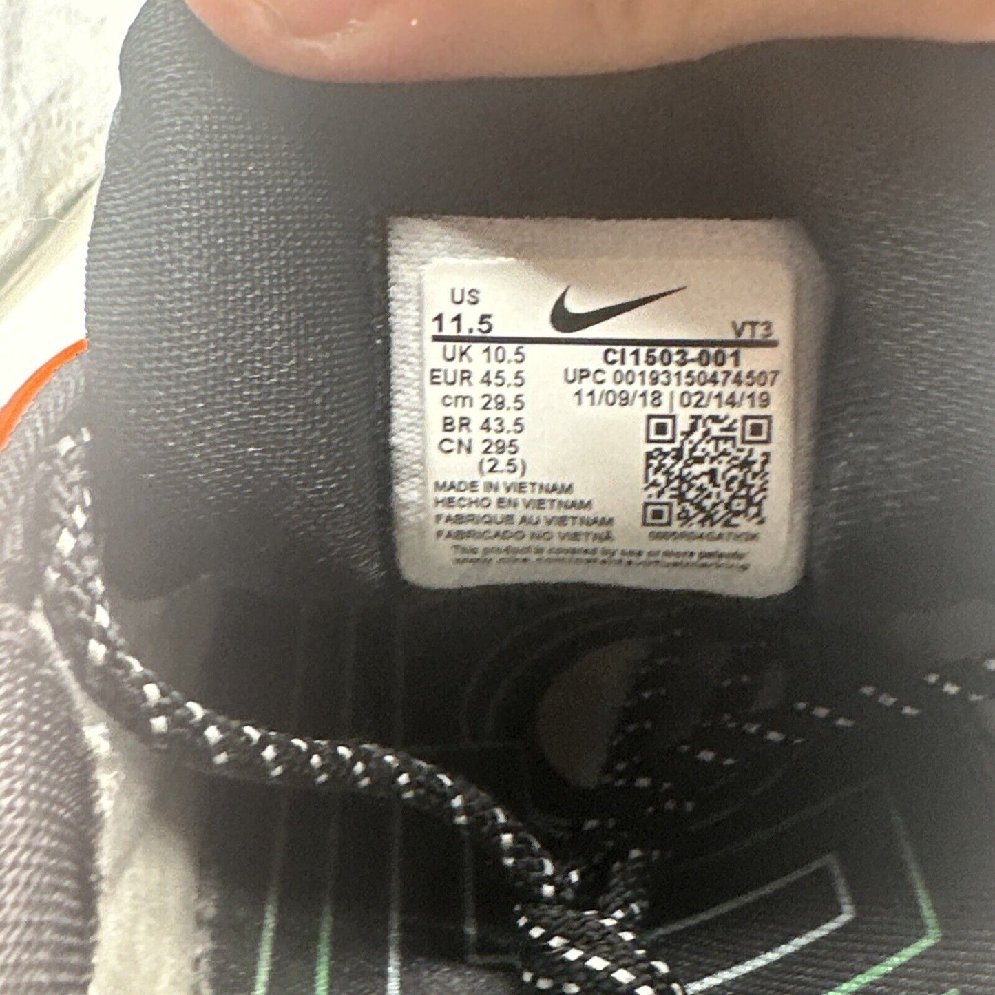 Size 11.5 - Nike Air Max 97 Low On Air: Neon Seoul Black Blue Orange Premium OG