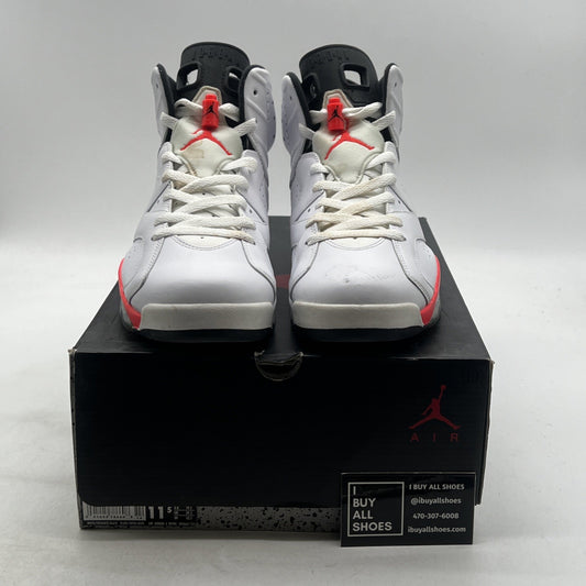 Size 11.5 - Air Jordan 6 Retro 2014 White Infrared (384664-123)