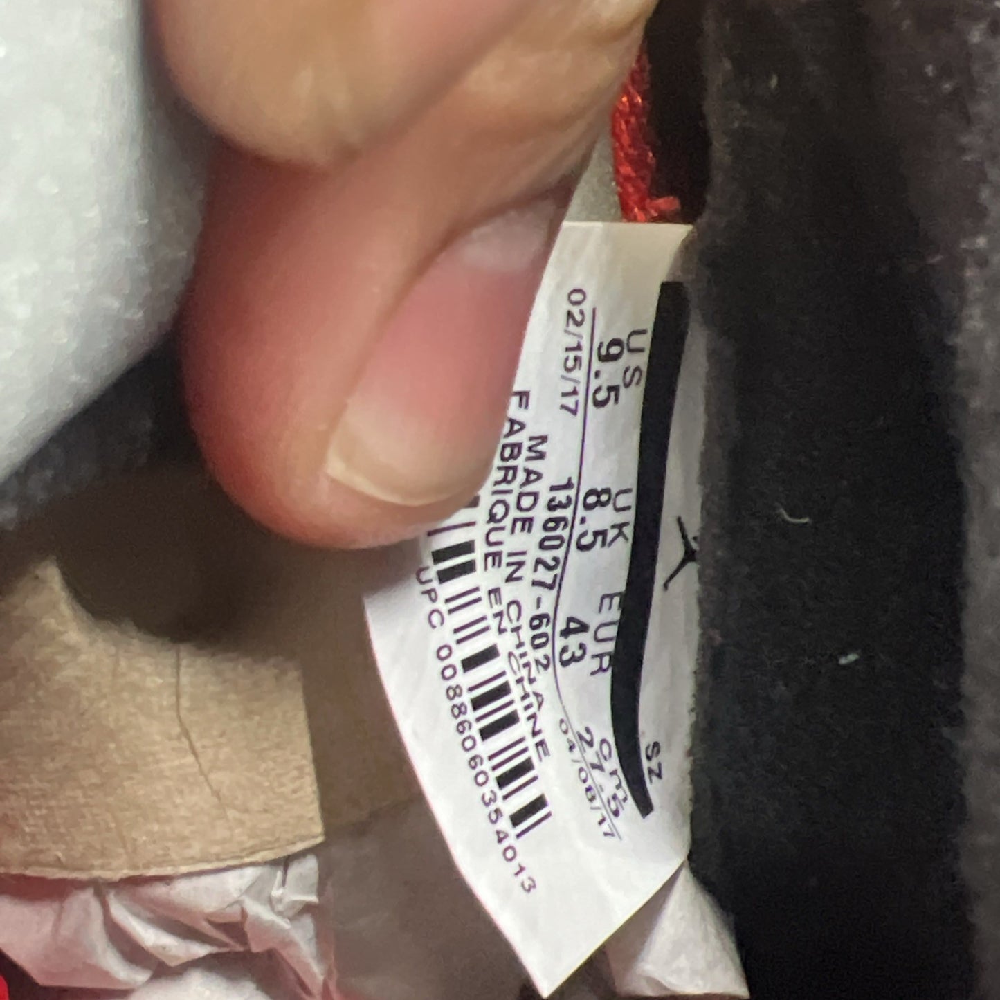 Size 9.5 - Air Jordan 5 Retro Red Suede (126027-602)
