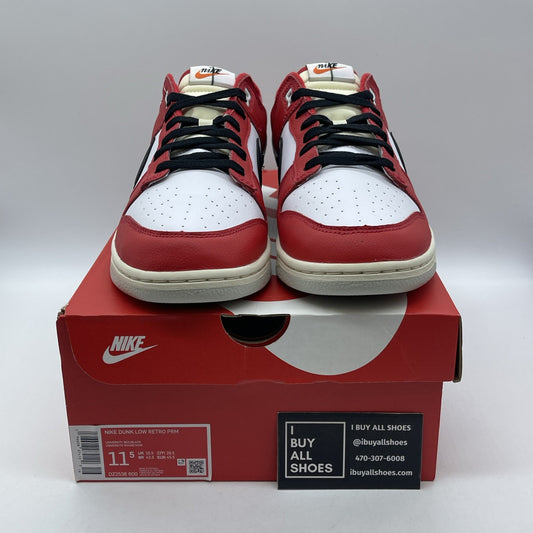 Size 11.5 - Nike Dunk Low Split - Chicago Black White Leather (DZ2536-600)