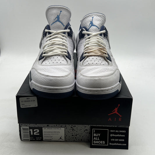 Size 12 - Air Jordan 4 Retro LS Columbia (314254-107)
