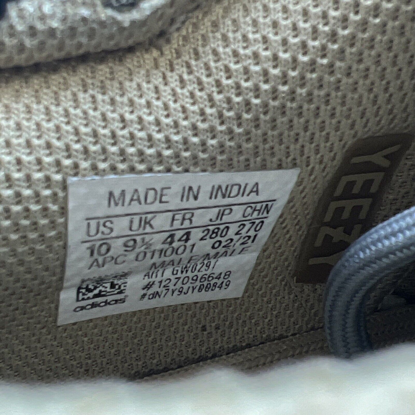 Size 10 - Adidas Yeezy Boost 700 Enflame Amber (GW0297)