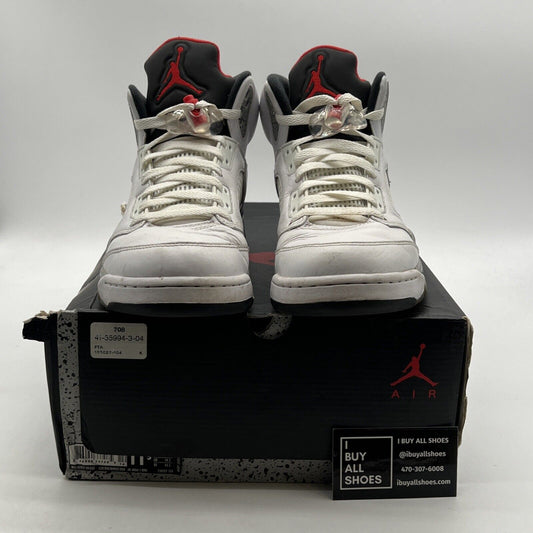 Size 11.5 - Air Jordan 5 Retro White Cement (136027-104)