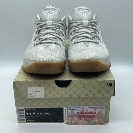 Size 11.5 - Nike Kobe A.D. Light Bone Suede Leather Brown (852425-011)