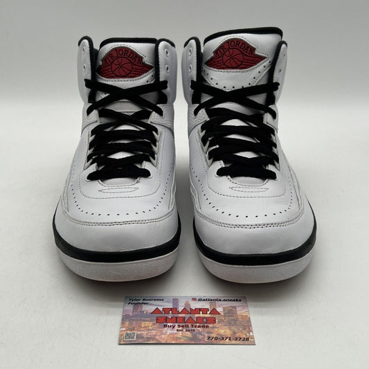 Size 11 W Jordan 2 Retro 2022 Chicago W Black Red White Leather (DX4400-106)