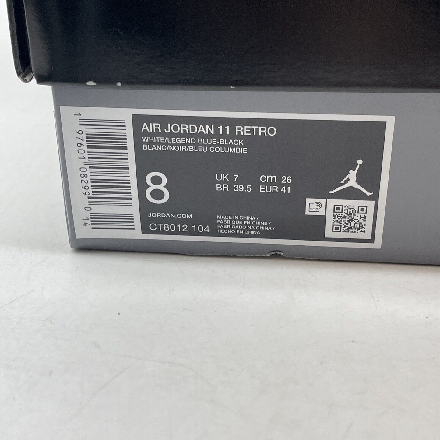 Size 8 - Air Jordan 11 Retro 2024 Legend Blue White Black Leather (CT8012-104)