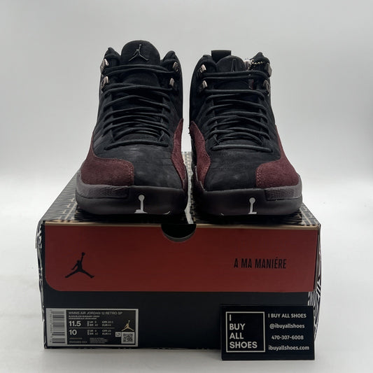 Size 11.5 - Air Jordan 12 Retro SP x A Ma Maniere Mid Black W (DV6989-001)