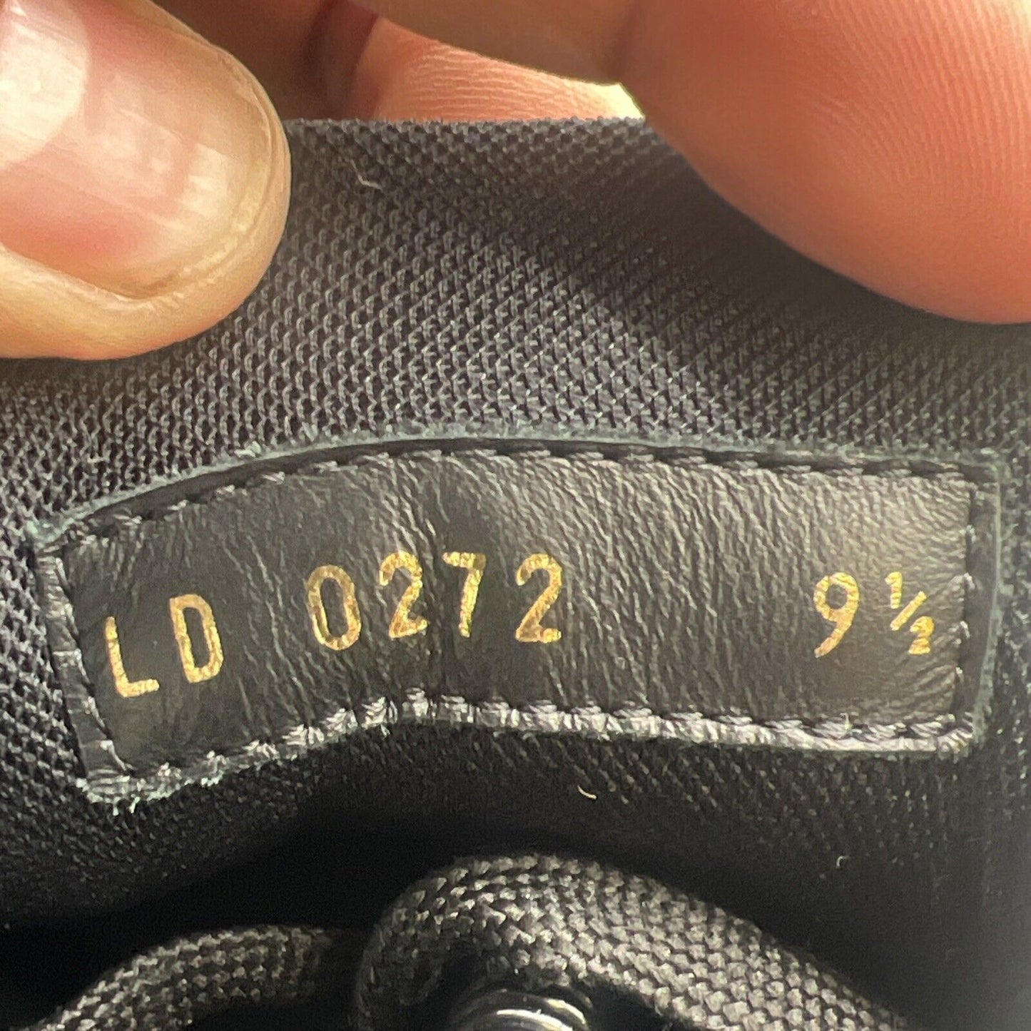 9.5LV/11US - Louis Vuitton Trainer Black Monogram