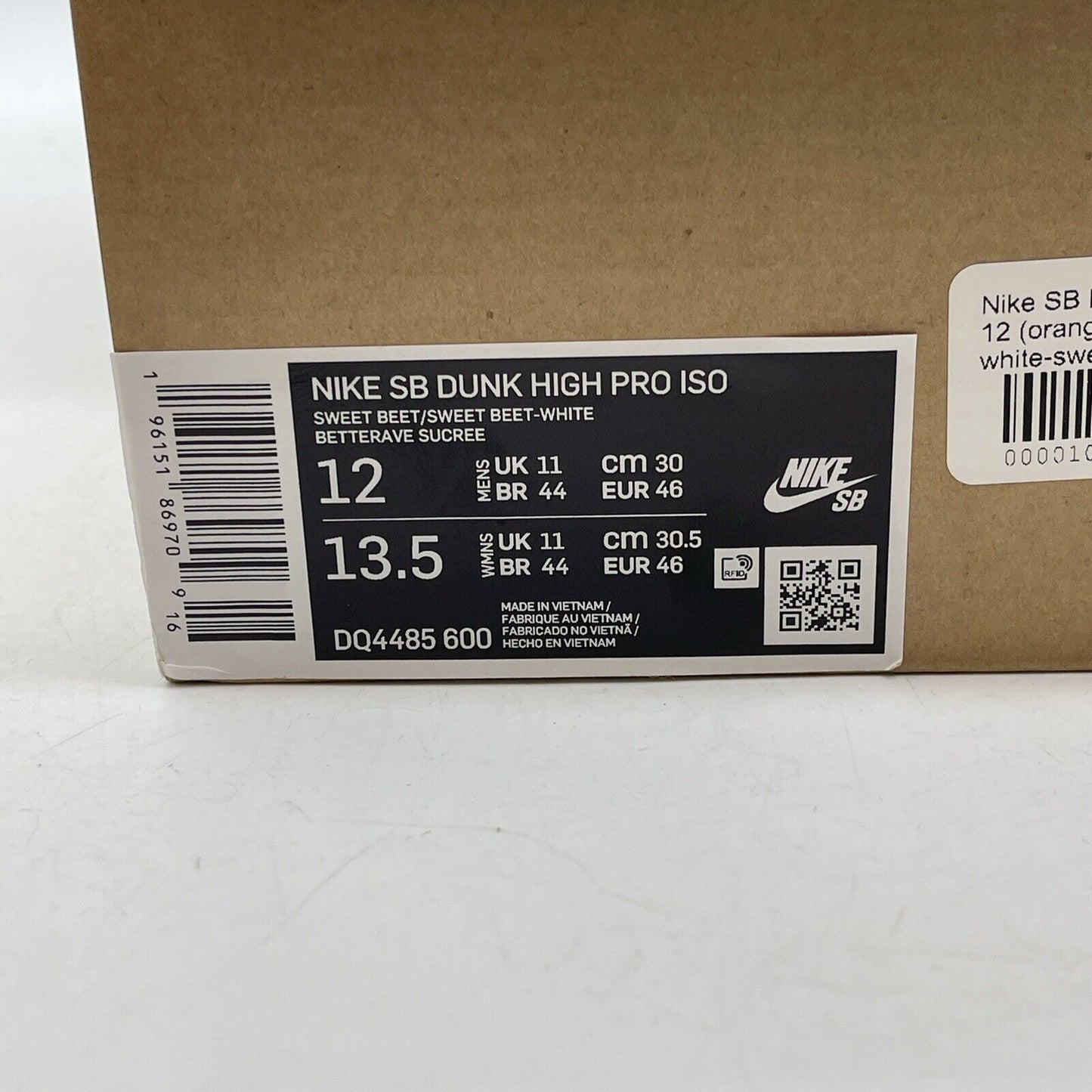 Size 12 - Nike Dunk Pro SB High Sweet Beet White Pink Leather (DQ4485-600)