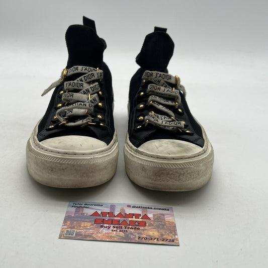 Size 5.5 - Christian Dior Walk N Dior Technical Knit Sneakers Black