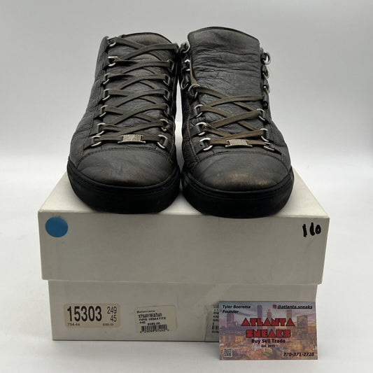 Size 11 - BALENCIAGA Arena High Top Sneakers